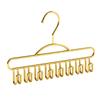 Metal Belts Camisole Clothes Hanger 8 Hooks Tie Hats Organizer Rack NonSlip Space Saving Wardrobe Clothing Storage Holder