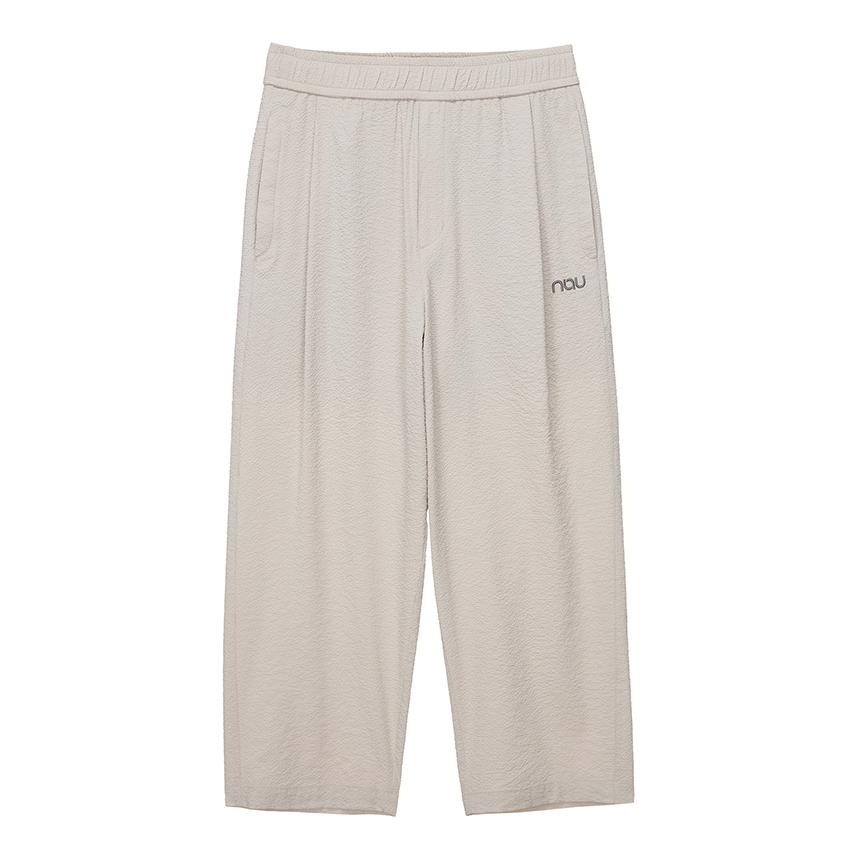 Nau Seersucker Length Pants Light Beige