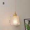 UOSU Retro Szklany Kryształowy Lampa Wisząca