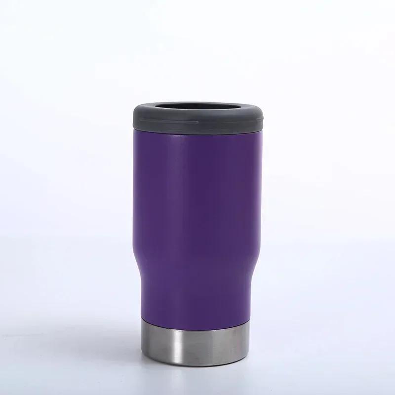 14oz Stainless Steel Insulated Cup Car Mounted Car Cup Vacuum Belly Ice Cream Cup Bottom Open Beer Water Bottles