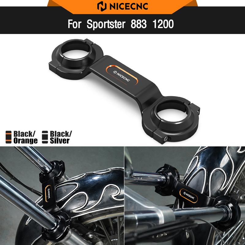 For Harley Sportster 883 Low XL883L 2006-2009 Front Fork Brace Fork Stabilizer Sportster 1200 Custom XL1200C XL883N XL1200NS