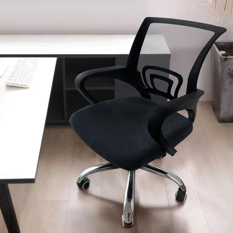 1PC Stretch Velvet Office Chair Cover Computer Swivel Seat Cover Elastic Banquet Home Universal Seat Cover Slipcovers Dust Cover