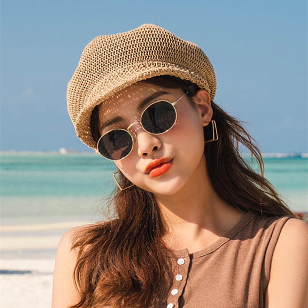 

Knitted Beret Breathable Octagonal Hat Hot Sale Painter Hat Party B