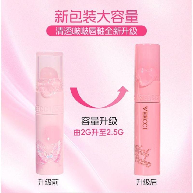 VEECCI - Dual-Ended Clear Watery Lip Gloss - 6 Colors