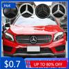 Car Sticker Front Grille Mirror Star Badge OE Style Emblem 3D Logo Chrome Silver Black For Mercedes Benz W166 ML250 ML350 ML400