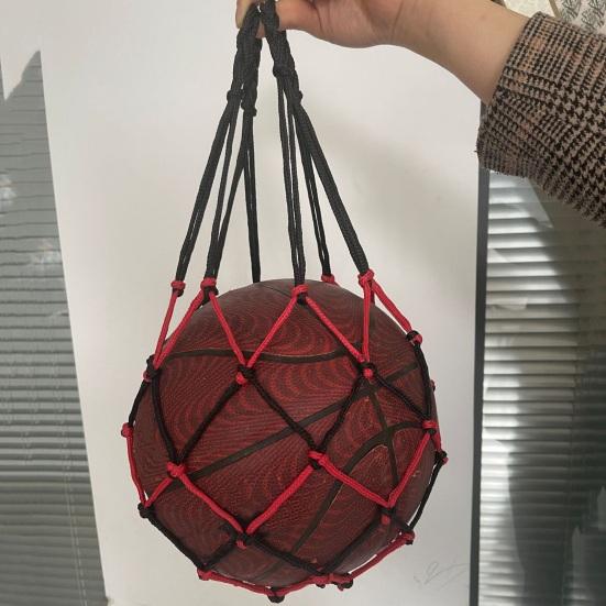 Basketball Net Bag Wear Resistant Strong Load-bearing Multipurpose Volleyball Football Carrier Storage Bag
