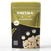 Khetika Premium Ganze Cashewkerne 200g | W320 Qualität | Trockenfrüchte, Kaju, Cashewkerne, Gesunde Snacks, Knusprige Kaju, Reich an Protein & Nährstoffreich