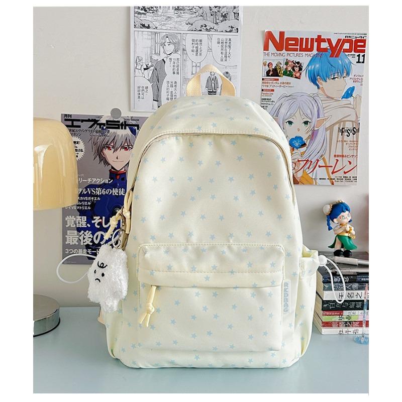 The new schoolbag is high-value, fresh and sweet, and the star backpack is lightweight and large-capacity backpack for junior high school students.