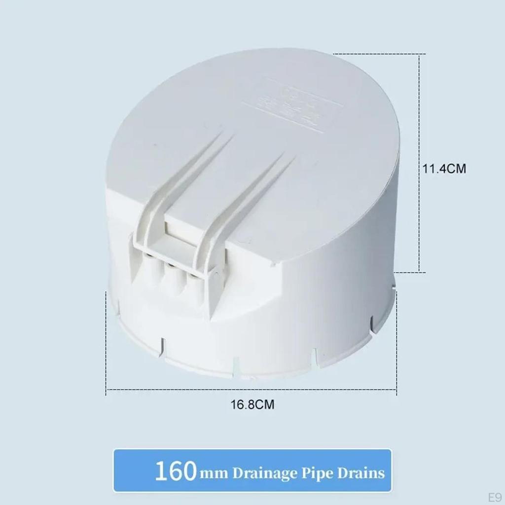 Drain Backflow Preventer Backwater Sealing Horizontal Installation Smell Stoper Sewer Valve