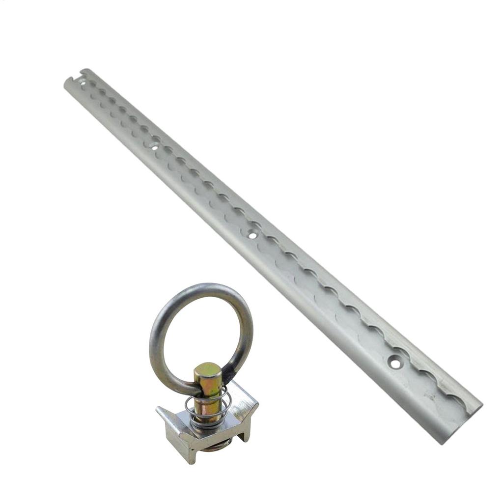 Aluminum Airline Rail L-Track Control Tie Down Rail For Trailer Securing Motorcycles ATVs Tractors Dirt Bikes