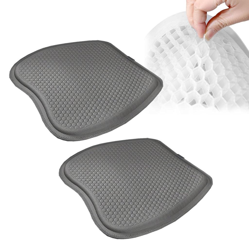 Vinnatsu Car Gel Gel Suitable for All Extra Highly Breathable Chair No Butt Gel Car Zero Honeycomb No Work from Home Washable Cushion, Anti-Slip,