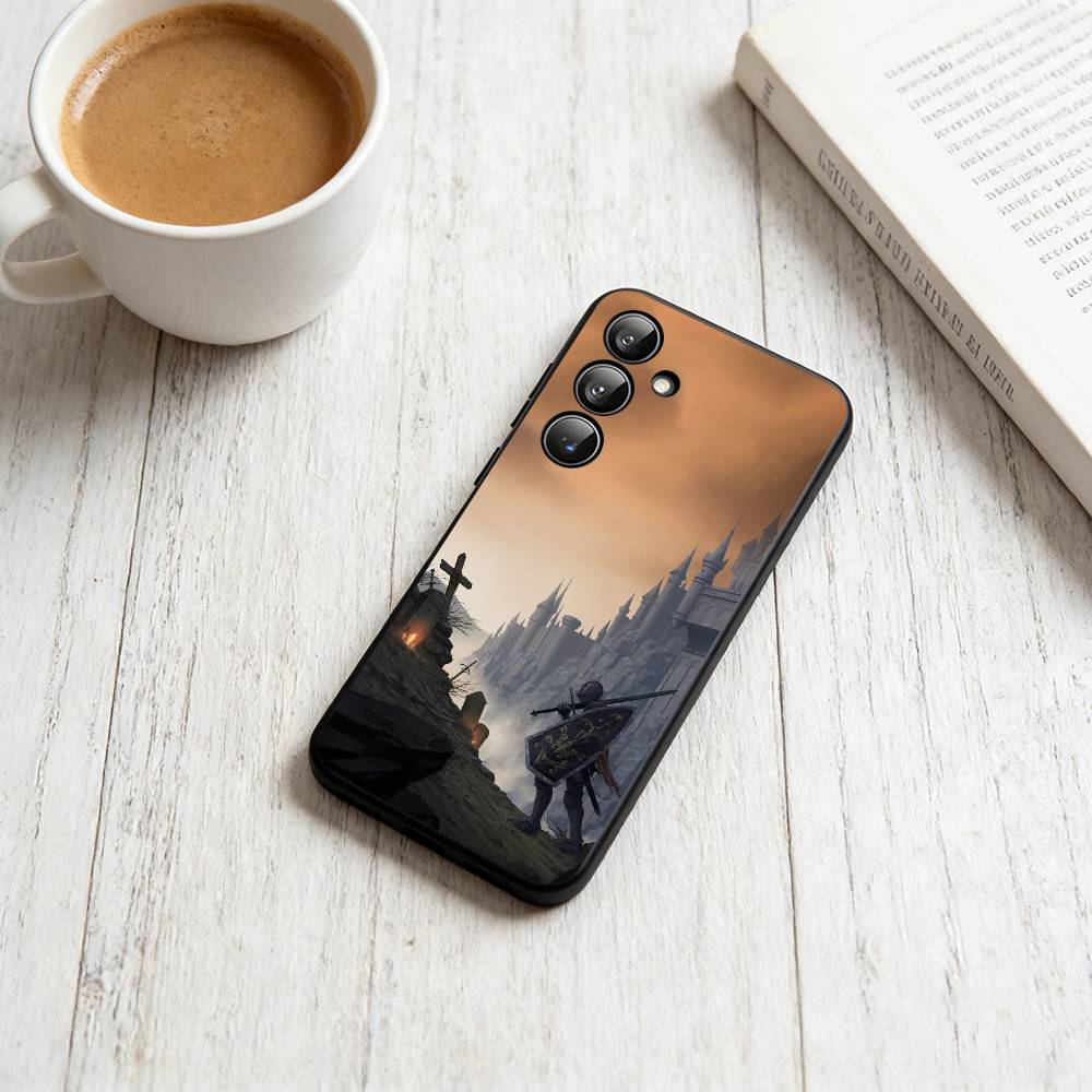 D-Dark S-Souls  Phone Case Black Silicone Soft For Samsung Galaxy A73,A72,A71,A70,A53,A52,A51