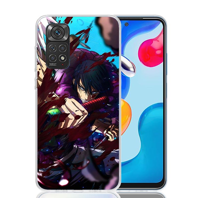 Kaisen J-Jujutsu Fushiguro Toji Phone Case For Xiaomi Redmi Note 10 9 9S 8 8T 7 5 Mi 12T 11T 10T 9T 15 Pro 14 Ultra 12 11 Lite 1