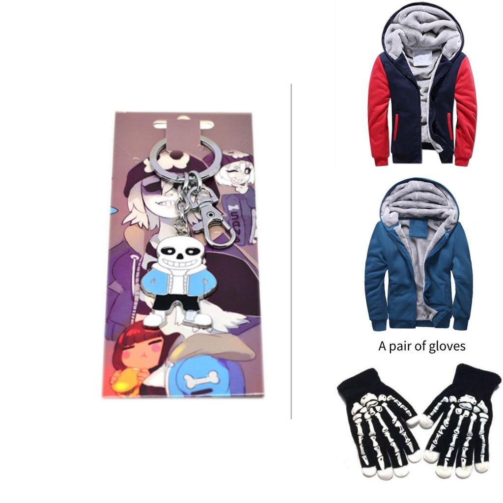 Undertale Cosplay Sans Costume Full Set Fashion Game Cartoon Virtual Characters