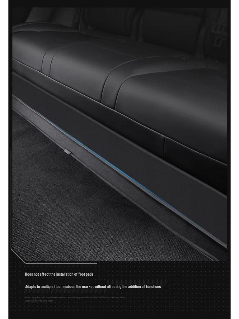 Tesla Model Y Protecție de sub scaunul din spate TPE Anti-Kick