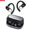 Open Ear Clip Earbuds LED Bluetooth Headphones HIFI Sound Earphones Touch Control Wireless Headsets Noise Reduction with HD Call