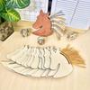 20pcs Horse Head Wooden Decorations -Artificial Horse-Shaped Hanging Ornaments with Horse Heads for DIY Crafts,Wedding,Valentine