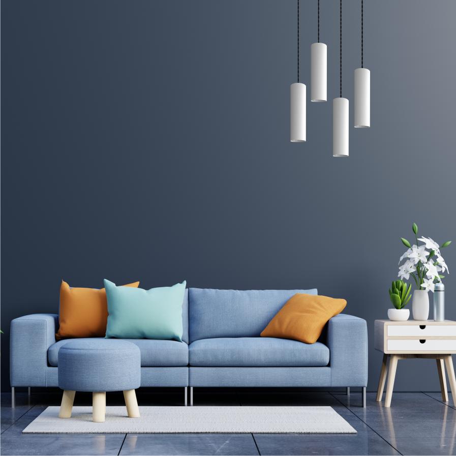 Nowoczesne Lampy Wiszące Loft Roller 4P 05/4Pb