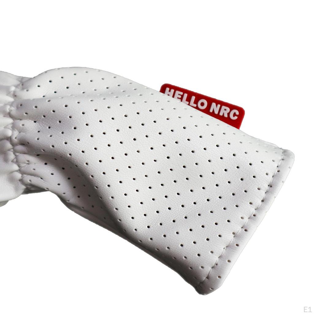 9 Pieces Golf , Head Cover 49,PW,SW,AW Long Neck Waterproof PU Leather Brands Accessories