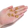 2pcs Enamel Butterfly Lava Love Heart Charms 304 Stainless Steel Pendant Base Crystal Bead DIY Jewelry Making Earrings Necklaces