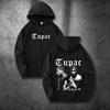 Tupac 2pac Hoodie Men Women Sweatshirt Print Unisex Streetwear Hip Hop Style Autumn Winter Fashion Hip Hop Tops Clothes Male