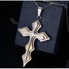 European and American New Punk Style Three-layer Cross Necklace, Women's Personalized Pendant In Multiple Colors
