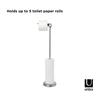 Umbra Toilet Paper Holder, Stand, Storage, Toilet Storage, TUCAN, 2023320410, 17cm Diameter x 74cm High x 23cm Wide, Nickel