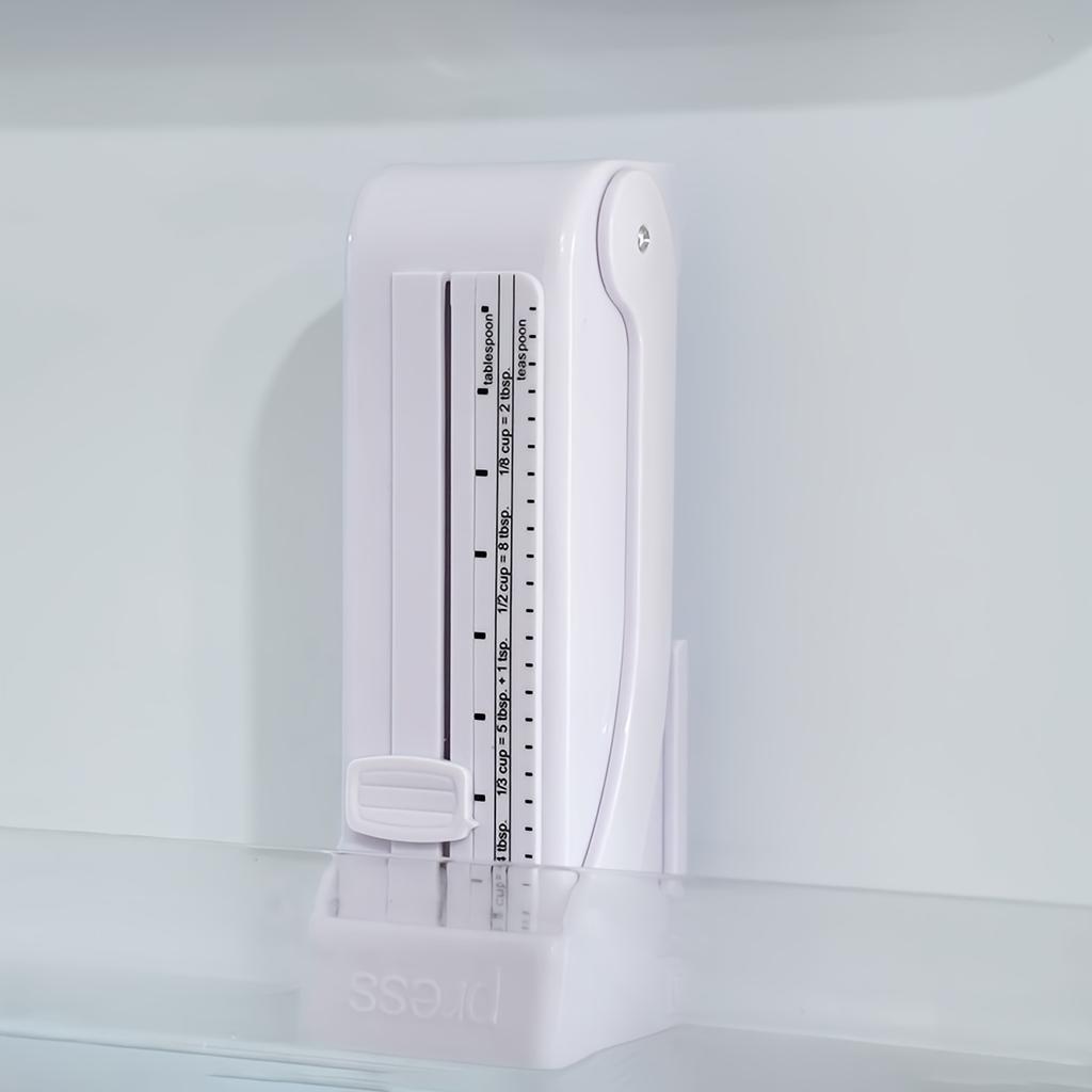 ith1pc Adjustable Butter Slicer w Measuring Dispenser ,Ergonomic Lever , ABS Plastic Manual Kitchen Gadget