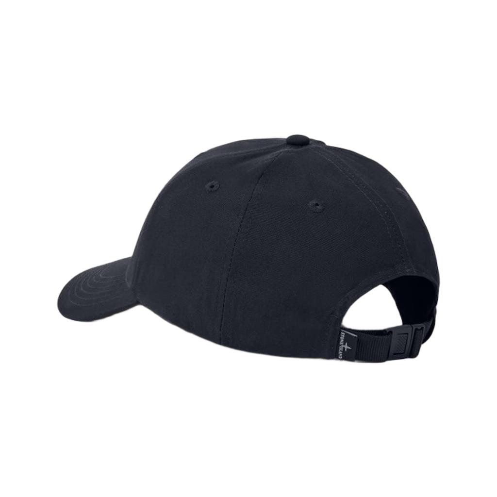 Stone Island Embroidered Breathable Eyelet Compass Logo Cotton Cap Men caps Navy-Blue L1S1591000-13S0248-V0020