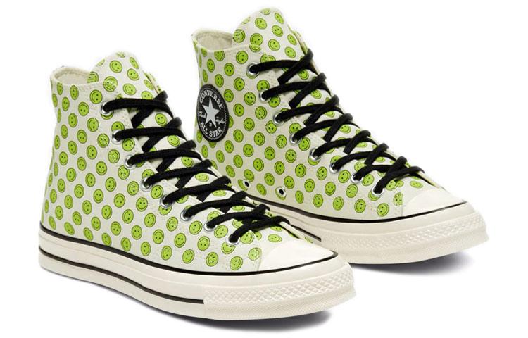 Chuck 70 Converse Happy Camper High 'Allover Smiley Faces' 167637C