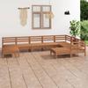 Day and Night - Day and Night Garden Furniture Set 9 Pieces Solid Pine Wood Honey Brown