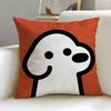 Meme Cute Puppy Memes Cushion Cover Soft & Easy-Wash Pillow Case – Versatile For Couch, Bed, Travel And Office