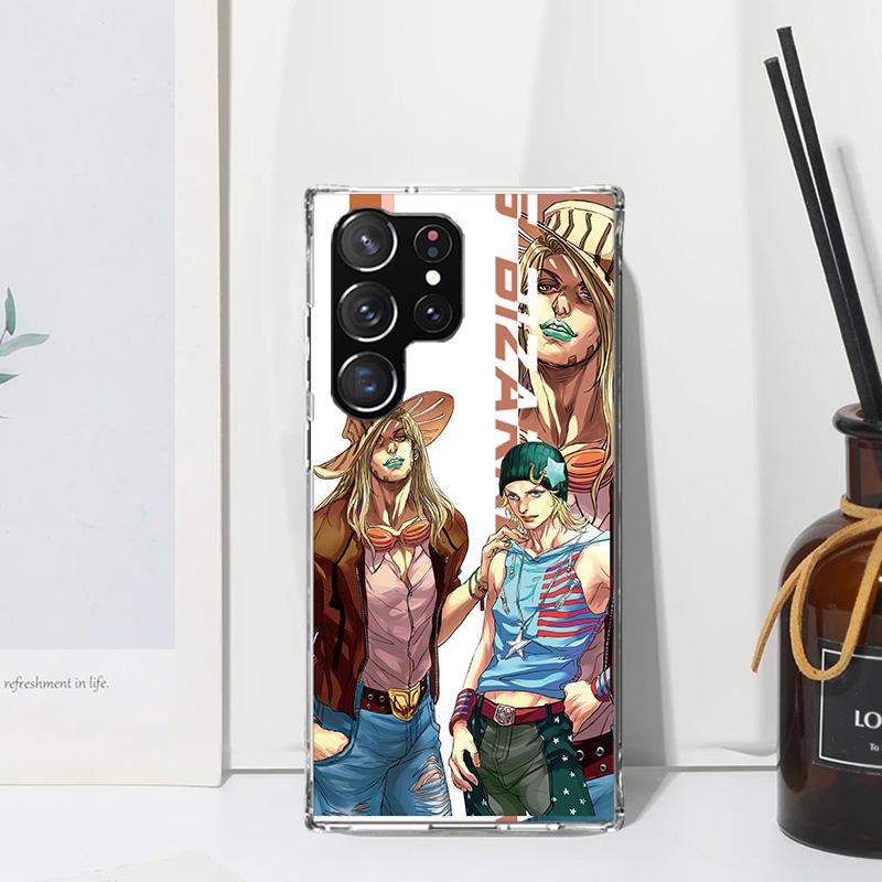 JoJo Bizarre Adventure Anime Phone Case For Samsung Galaxy S26 S25 Edge S24 FE S23 S22 Ultra S21 Plus S20 + Art Fundas Back Cove