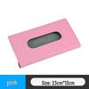 Diamond-Inlaid Leather Car Tissue Box Visor & Seat Back Holder
