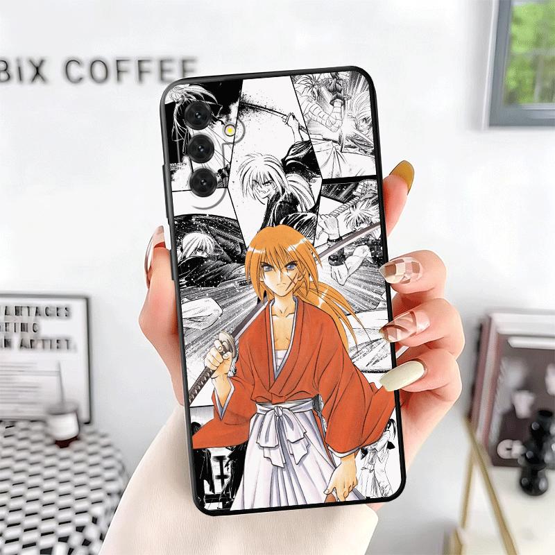 Rurouni Kenshin Anime Soft Phone Case for Samsung A17 A37 A57 A16 A26 A36 A56 A15 A25 A35 A55 A14 A24 A34 A54 A13 A23 A33 A53 A5