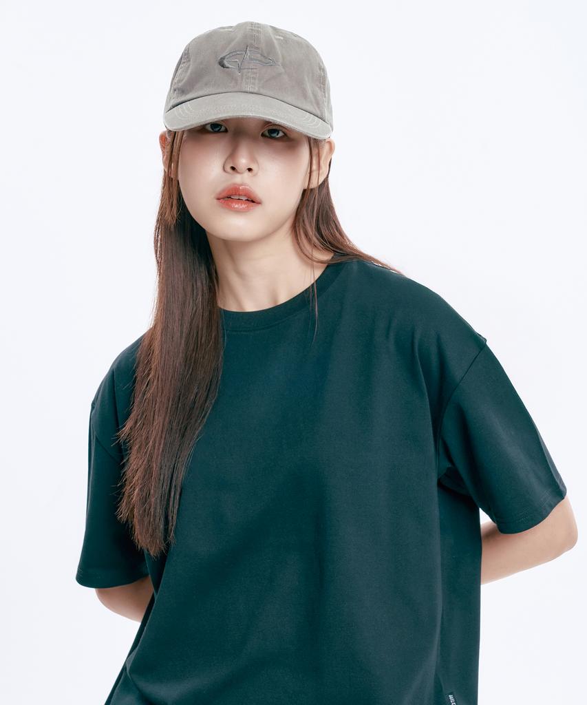 WILDROCK Wild Signature Logo Pigment Ball Cap_Grey