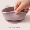Color Kids 1PCS Cartoon Bear Silicone Bowl Toddler Self Feeding Set Suction Base BPA Free Baby Weaning Essentials