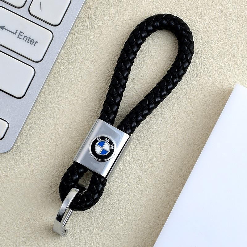 Anti-lost Car Weave Style Alloy Key Chain Ring Auto Keychain For For BMW M M3 M5 X1 X3 X5 X6 E46 E39 E36 Mini Cooper R50 R53 R55 kycp51