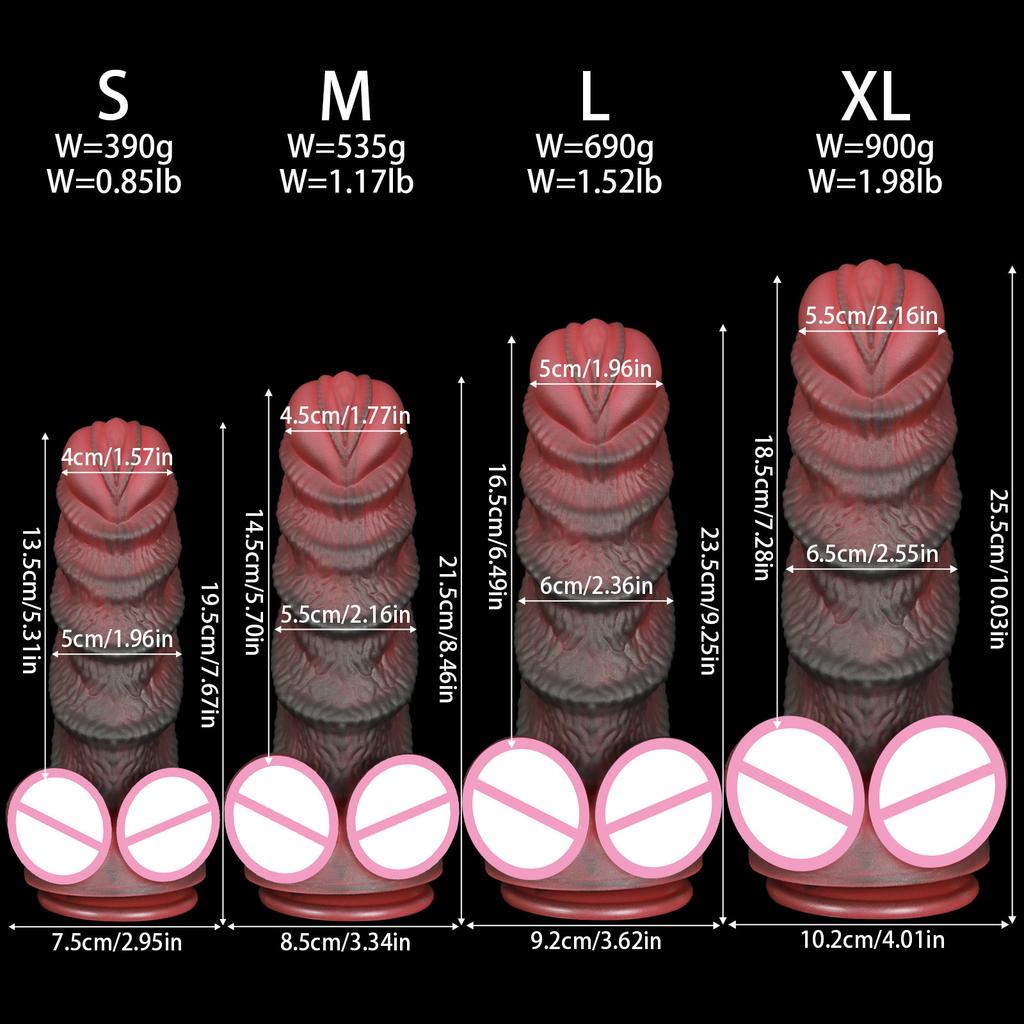 Alien Dildo Fake Penis Liquid Silicone Adult Sexual Product