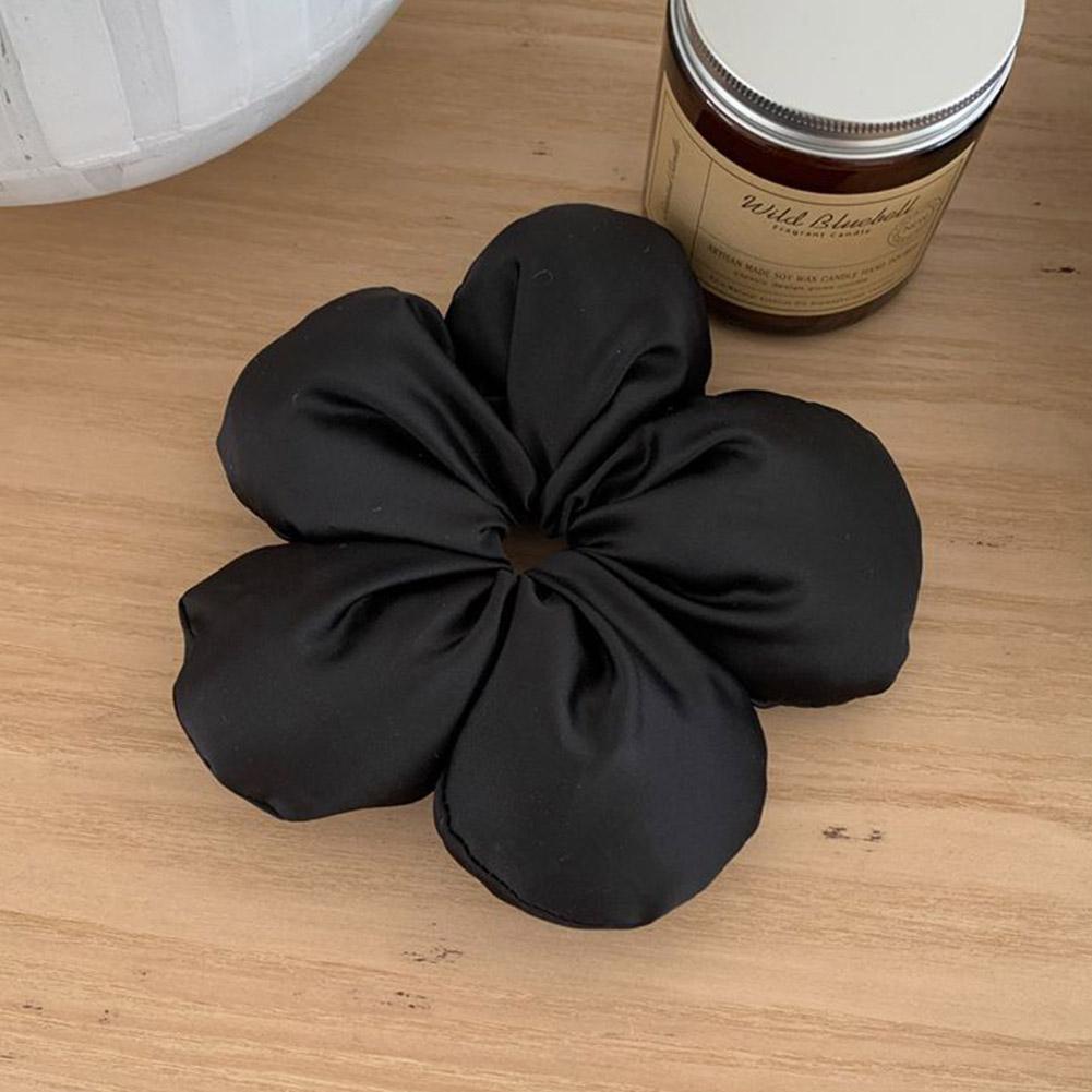 Handmade Flower Hair Tie Cotton Hair Bands Women Fashion Accessories Hair Scrunchies Ponytail H E8J6