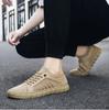 2024New Breathable Cloth Shoes Men's Sneakers Light Trendy Casual Shoes  Weaving Mesh Men's Shoes Versatile Vulcanized Shoes