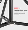 2-Meter Portable Folding Tripod Stand with Retractable Phone Fill Light for Photography and Outdoor Camping