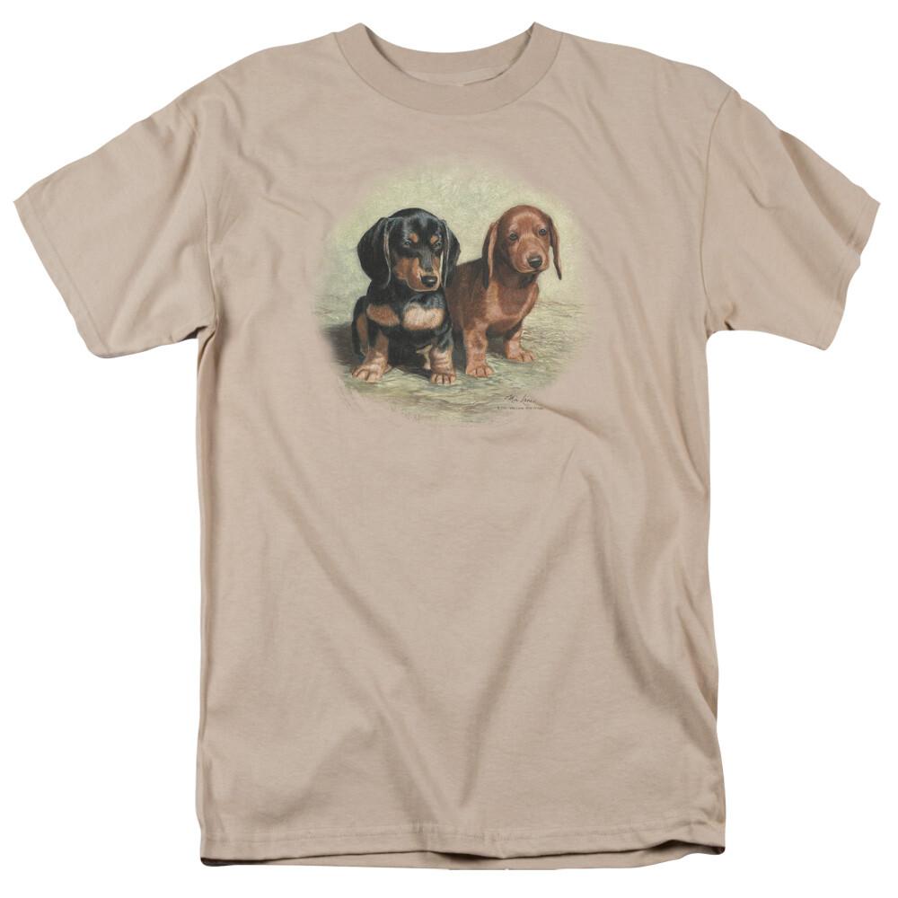 Wild Wings Dachshund Pups T-Shirt XXL
