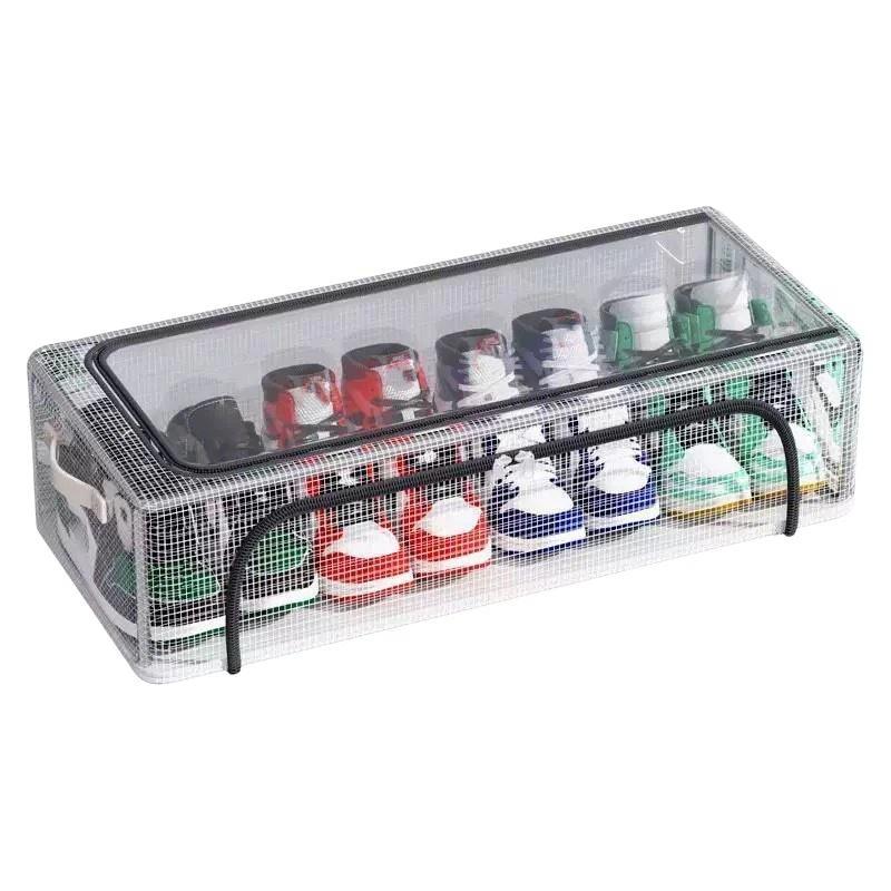 Transparent Shoe Storage Box, Sports Shoes And High Heels Storage Box That Can Be Placed Under The Bed