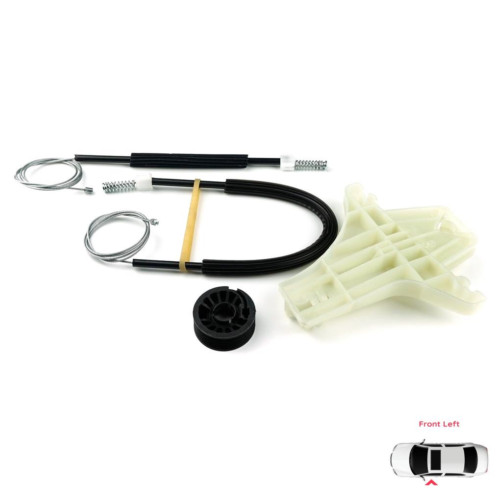 BWR5080 Window Regulator Repair Kit Front Left for VW Amarok MK1 2H 2010-2022 4-Door Pickup 2H0837401