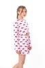 Girls Loungewear Set with Crop Top and Shorts, Summer 6497-097 HC