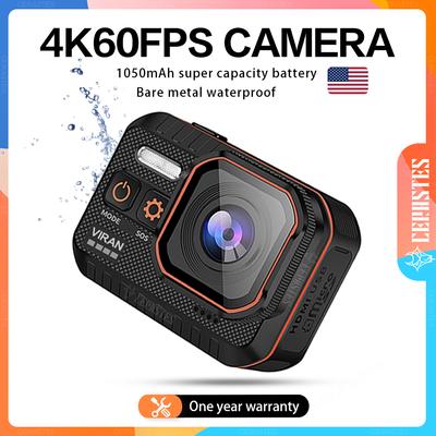 Aksiyon Kamerası 4K 60FPS Uzaktan Kumanda Ekranlı Su Geçirmez Spor Kamera sürücü kaydedici Spor Kamerası
