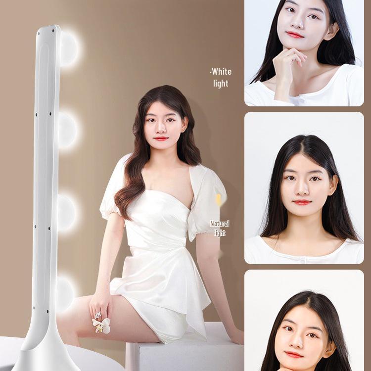 Streamer Desktop Fill Light: Double Row LED for Professional Live Room, Video Background, and Atmosphere.