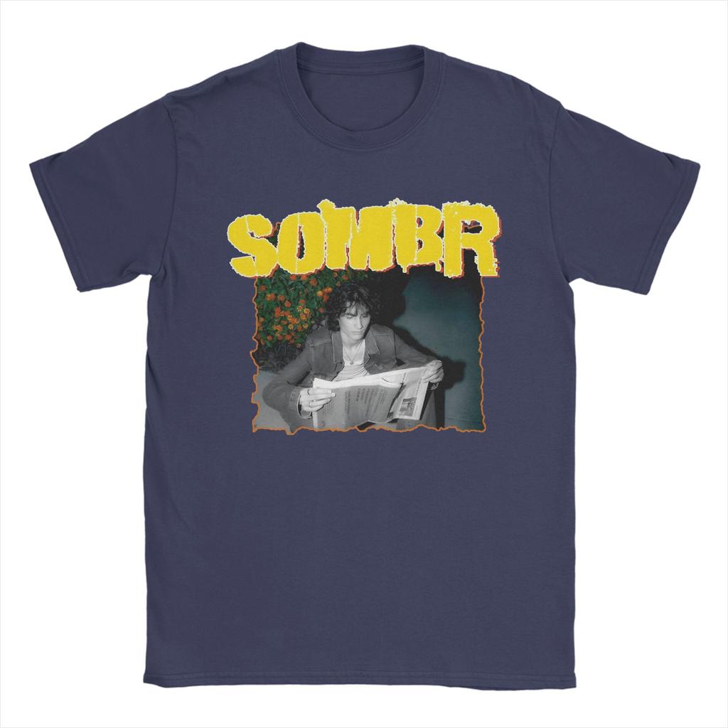 Vintage Singer Sombr T-Shirt Unisex Rundhals Baumwolle T-Shirts Kurzarm T-Shirt Große Größen Oberteile