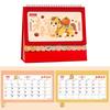 Chinese New Year Desk Calendar 2026 Lunar Standing Flip Calendar Zodiac Horse Monthly Planner